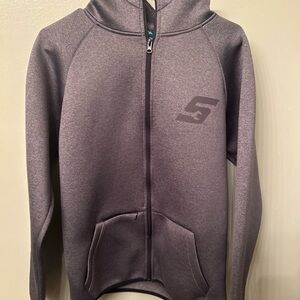 Snap-on Men’s Gray Zip Up Hoodie